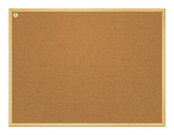 Tablica 2x3 korkowa w ramie drewnianej 120x80 cm
