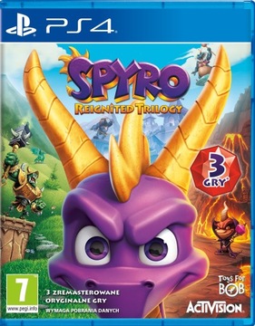 SPYRO REIGNITED TRILOGY PS4 POLSKA WERSJA - GRYMEL