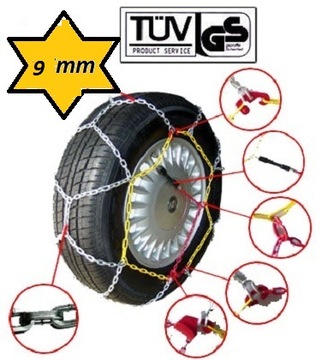 ЦЕПИ противоскольжения TAURUS 205/65 R15 215/60 R15 195/65 R16 205/55 R16 KN90