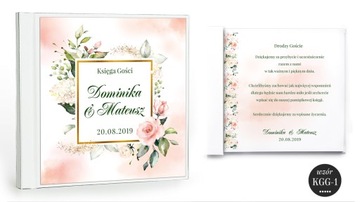 Księga Gości RUSTYKALNE KWIATY/150 stron!