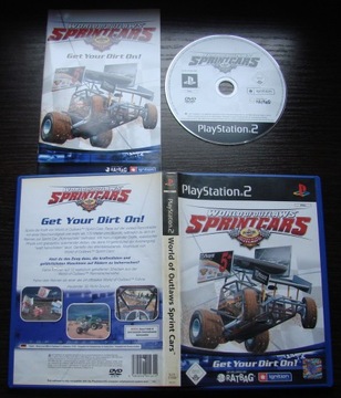 WORLD OF OUTLAWS SPRINT CARS — PLAYSTATION 2 — PS2