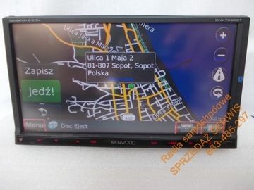 KENWOOD DNX7260BT GPS 2023 USB DVD BT GWARANCJA