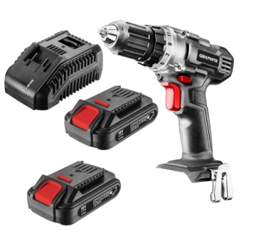 WIERTARKO WKRĘTARKA AKUMULATOROWA 18V Li-Ion GRAPHITE 58G000 +AKU 2x2Ah