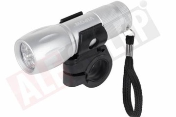 VIPOW LAMPA ROWEROWA PRZÓD 9LED 3xR03 URZ0016