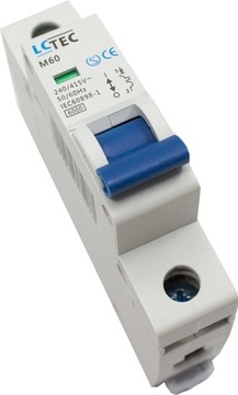 Wyłącznik nadprądowy M60 1P 1M 1F B 10A 6kA