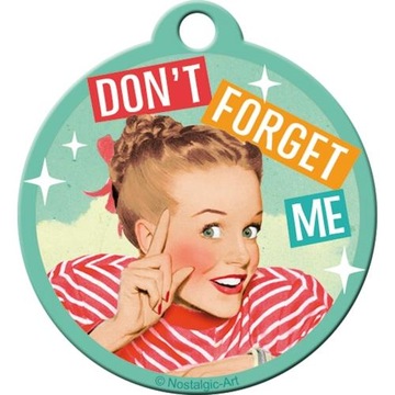 Brelok Dont Forget Me metal Nostalgic 48010