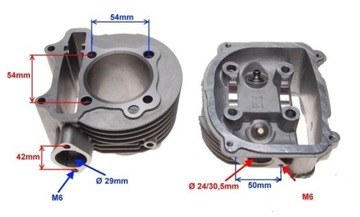 ATV 150 — Головка, Цилиндр, Поршень 57,4, Клавиатура