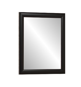 LUSTRO w ramie 60x50 RAMA CZARNA, CZARNE + gratis