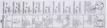 Садовый столб, 2 розетки, кабель, вилка, IP44