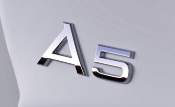 AUDI A5 ZNAK NÁPIS ZNAKY CHRÓM PŘÍLEŽITOST NOVINKA