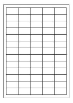 Arkusze A4 etykiety samoprzylepne 38x21mm /10 szt