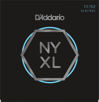 D'addario NYXL struny do gitary elektrycznej 11-52