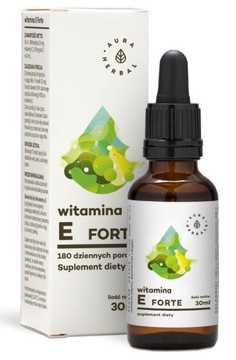 Witamina E Forte krople 30ml 180 porcji AURA