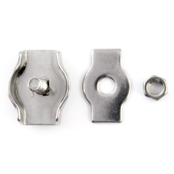 Зажим SINGLE INOX из нержавеющей стали кислотостойкий 4 мм 5 шт.