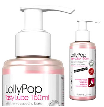 LOLLYPOP TASTY LUBE SMAKOWY ŻEL LUBRYKANT WIŚNIOWY NAWILŻENIE POŚLIZG 150ML