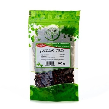 GOŹDZIK, GOŹDZIKI CAŁE 100g AROMATYCZNE