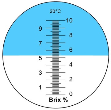 Refraktometr 0-10% Brix ATC chłodziwa emulsji CNC