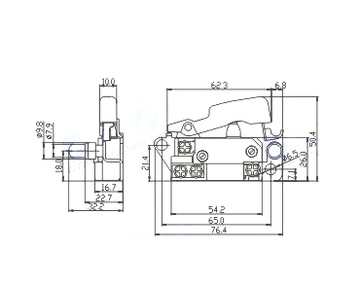 Выключатель для MAKITA HM0810 HM0810T 651051-2