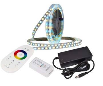 ZESTAW RGB+BIAŁY NEUTRALNY Taśma 5m LED RGBW