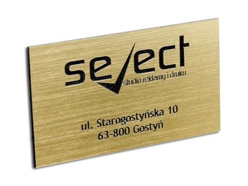 SZYLD TABLICZKA GRAWEROWANA REKLAMA 30x20cm