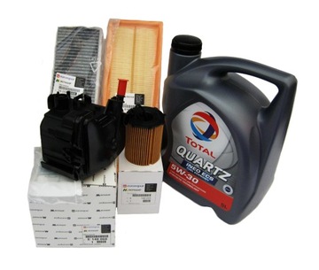 FILTRY 1.6 HDI 5L OLEJU 206 207 308 508 PARTNER OE