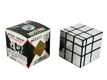 SHENGSHOU Зеркало асимметричное куб 3x3 серебро