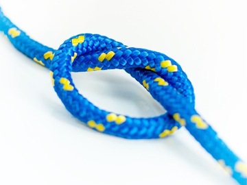 Lina Polipropylenowa 2mm Pleciona Żeglarska uniwersalna NIEBIESKA 200m