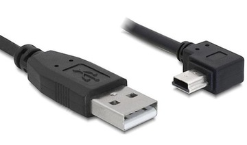 Kabel Mini USB Kątowy 90 Kamera NAVI Auto HDD 3m