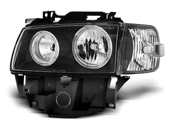 LAMPY REFLEKTORY VW T4 96-03 BUS RINGI BLACK FK