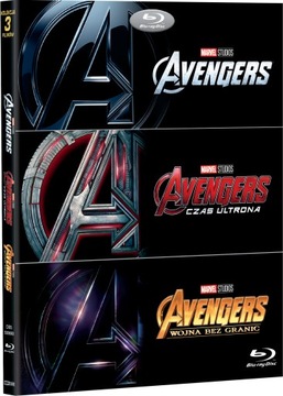 AVENGERS Trylogia (3 BD) BD PL