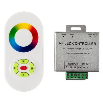 КОМПЛЕКТ СВЕТОДИОДНОЙ RGB ЛЕНТЫ 16 М 5050 RF REMOTE TOUCH POWER