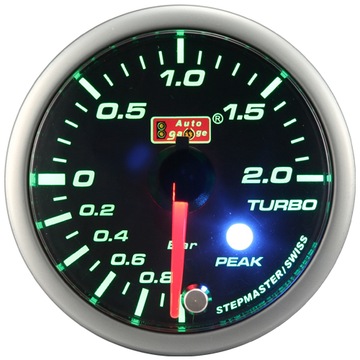 WSKAZNIK Boost Auto Gauge SM PEAK GREEN