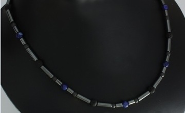 Naszyjnik wz22 naturalne kamienie lapis lazuli