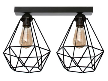 CIEKAWA Lampa sufitowa DIAMOND 2 vintage loft