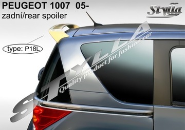 spoiler spojler do Peugeot 1007 MPV 04/2005--