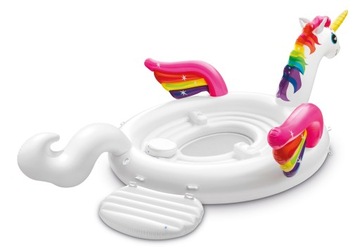 Большая плавучая платформа Unicorn INTEX 57266 ISLAND 503CM MEGA LARGE PARTY