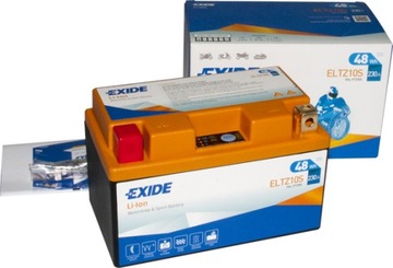 EXIDE ELTZ10S 48WH 230A 12 В L+ литий-ионный ytz10