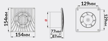 WA100t FI 100 ВЕНТИЛЯТОР + ТАЙМЕР