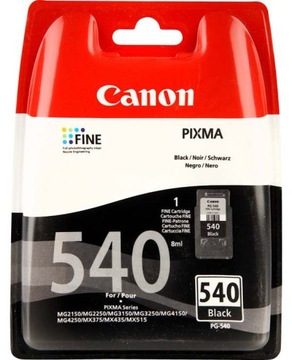 Tusz Canon PG540 Black MG3250 MG3550 MG3650 MG4150