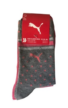 ЖЕНСКИЕ НОСКИ PUMA, РАЗМЕРЫ 35–38, НОВИНКА, 2 КОМПЛЕКТА