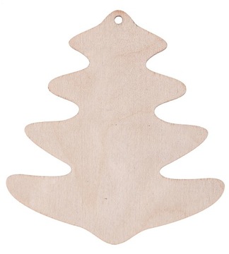 Zawieszka CHOINKA drewniana sklejka święta DECO C7