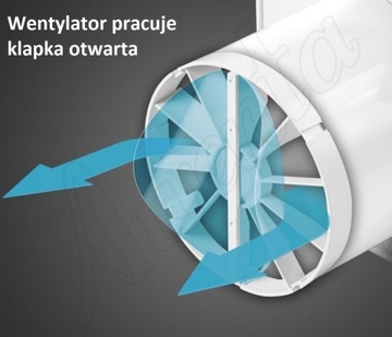 Обратная заслонка вентилятора для ванной комнаты fi125