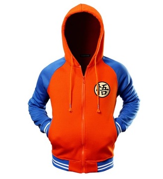 Dragon Ball Z DBZ bluza Son Goku Vegeta Z Kapturem