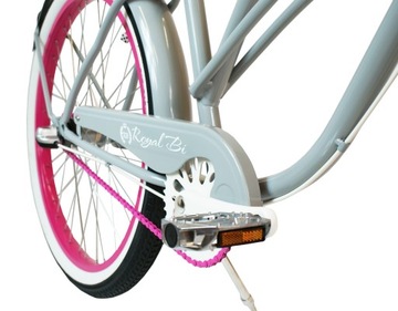 Велосипед женский Beach Cruiser 26, розовый, 3 скорости, ретро женский PINK ROYALBI