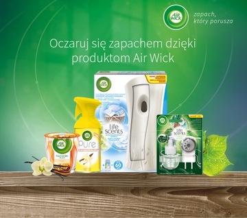 Air Wick Odświeżacz Powietrza Areozol Pure Spray Wiosenna Świeżość 250ml x4