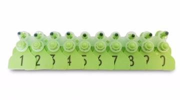 Серьги для свиноматок с цифрами