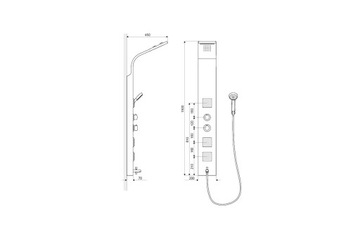 фото ориг. №3, Excellent more thermo panel shower thermostat
