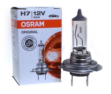 ŻARÓWKA HALOGENOWA OSRAM ORIGINAL H7 55W 12V PX26d 64210 HOMOLOGACJA E1