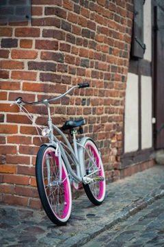 Велосипед женский Beach Cruiser 26, розовый, 3 скорости, ретро женский PINK ROYALBI