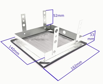 ВЕНТИЛЯЦИОННЫЙ ДЫМОХОД МАРКА 14x14 БЕЛЫЙ 9010